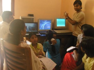 A_Mission_member_taking_computer_class_for_orphan_kids